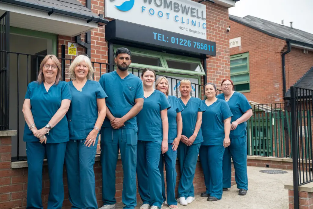 The Wombwell Foot Clinic team