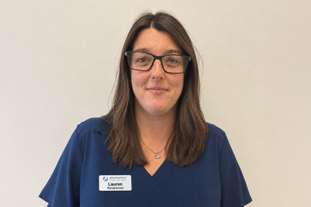 Lauren, Receptionist at Brinsworth Foot Clinic